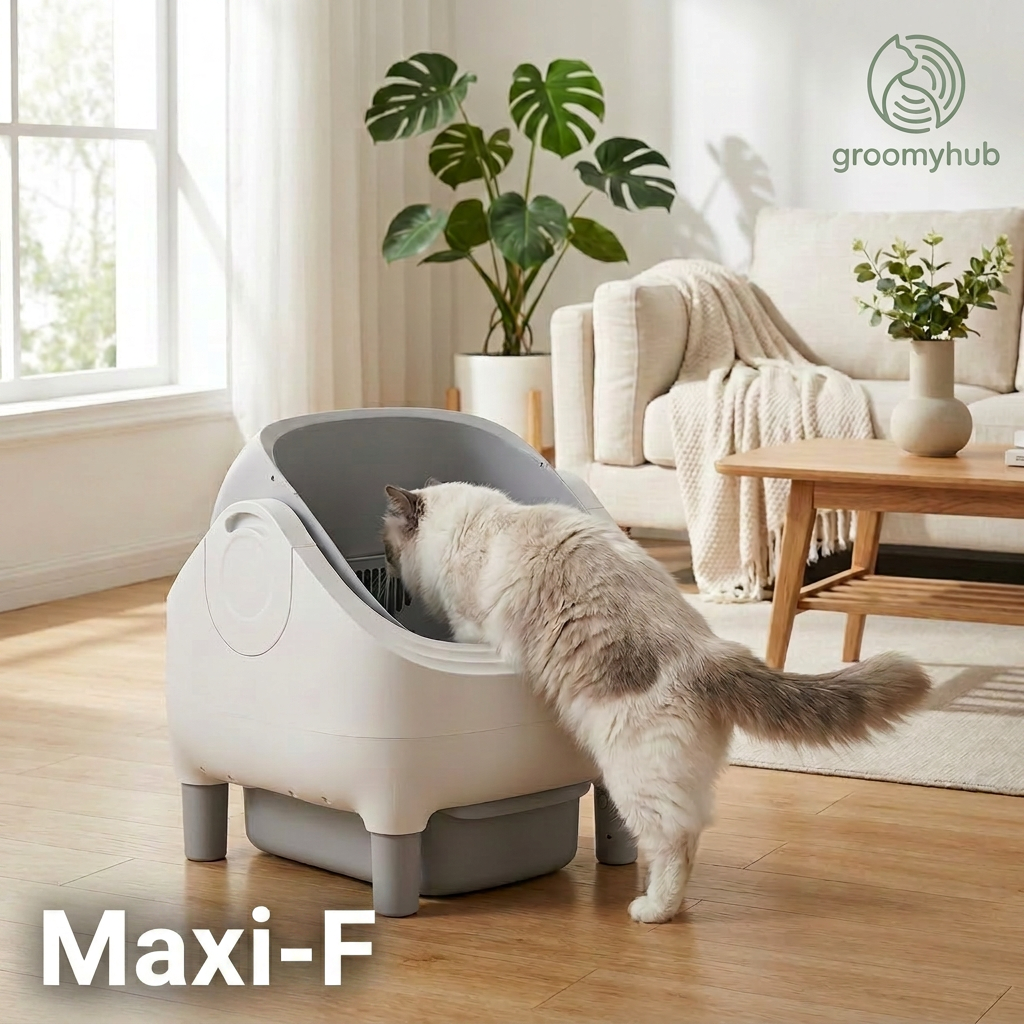 Litière électrique autonettoyante Maxi-F (76 L)