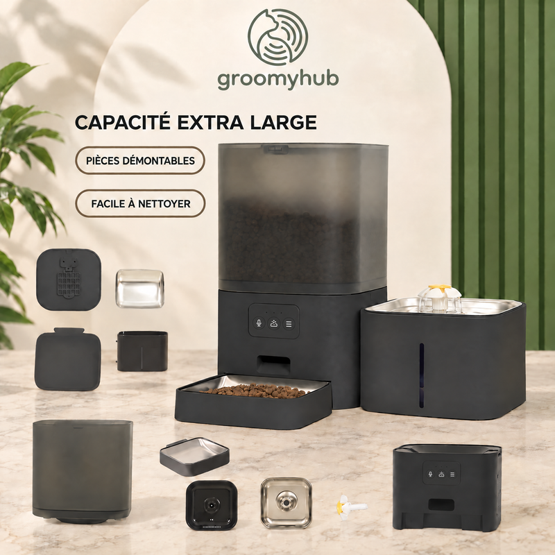 Pièces démontables et grande capacité du distributeur Duo-F